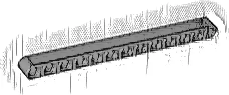 Technic, Liftarm Thick 1 x 13