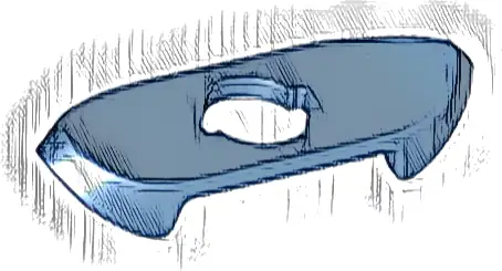 Minifigure Armor Shoulder Pads with Pointed Ends