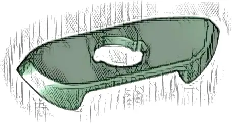 Minifigure Armor Shoulder Pads with Pointed Ends