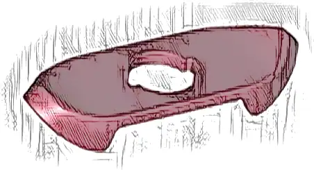 Minifigure Armor Shoulder Pads with Pointed Ends