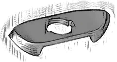 Minifigure Armor Shoulder Pads with Pointed Ends