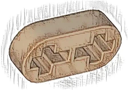 Technic, Liftarm Thin 1 x 2 - Axle Holes
