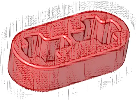 Technic, Liftarm Thin 1 x 2 - Axle Holes