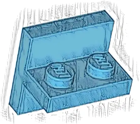 Bracket 2 x 2 - 1 x 2 Centered