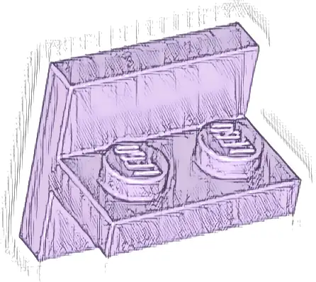 Bracket 2 x 2 - 1 x 2 Centered