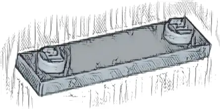 Plate, Modified 1 x 4 with 2 Studs with Groove