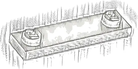 Plate, Modified 1 x 4 with 2 Studs with Groove