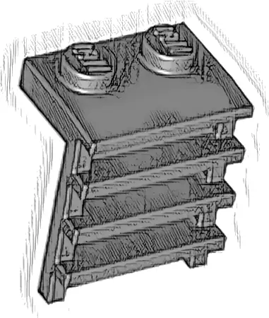 Ladder 1 1/2 x 2 x 2