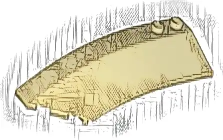 Wedge 8 x 3 x 2 Open Left