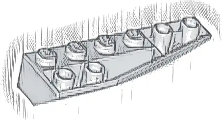 Wedge 6 x 2 Inverted Right