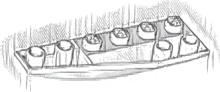 Wedge 6 x 2 Inverted Left