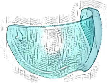 Minifigure, Visor Flight Helmet