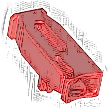 Projectile Launcher, 4 x 2 x 1 with Bottom Axle (For 1 x 1 Round Tiles)