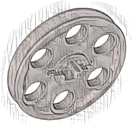 Technic Wedge Belt Wheel (Pulley)