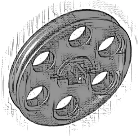 Technic Wedge Belt Wheel (Pulley)