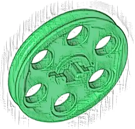 Technic Wedge Belt Wheel (Pulley)