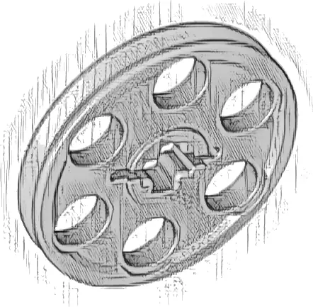Technic Wedge Belt Wheel (Pulley)