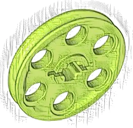 Technic Wedge Belt Wheel (Pulley)