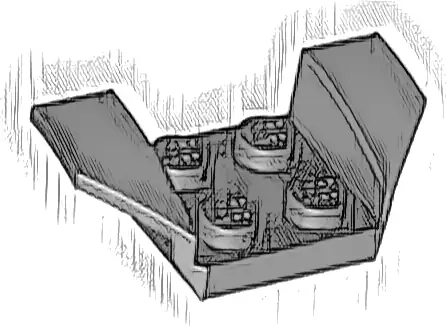 Vehicle, Mudguard 2 x 4 with Flared Wings