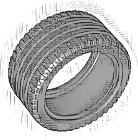 Tire 56 x 28 ZR Street