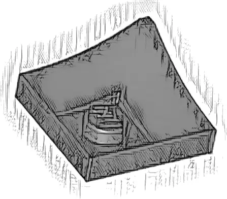 Arch 2 x 2 Inverted Corner with Recessed Stud