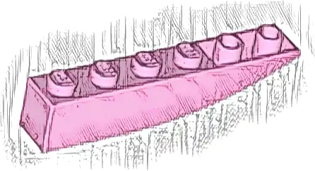 Slope, Curved 6 x 1 Inverted