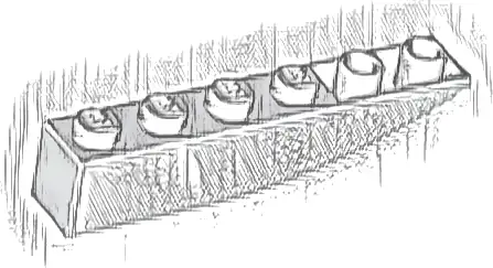 Slope, Curved 6 x 1 Inverted