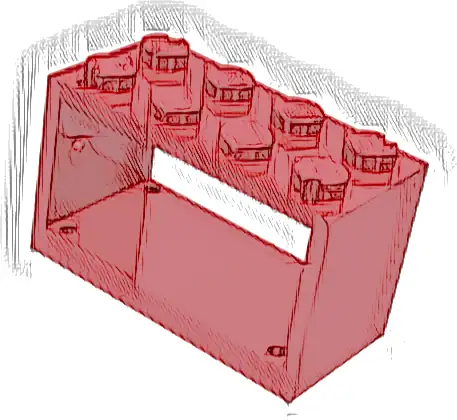String Reel 2 x 4 x 2 Holder