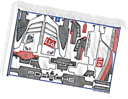 Sticker Sheet for Set 42096, Sheet 1 - (49739/6255099)