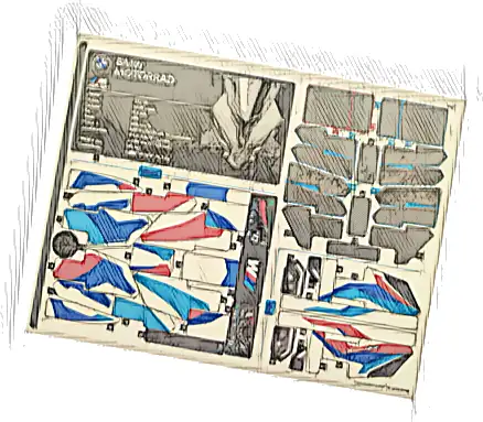 Sticker Sheet for Set 42130, Sheet 1 - (77606/6338501)