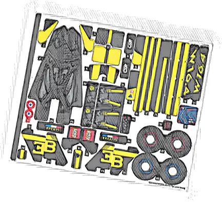 Sticker Sheet for Set 42151 - (10101053/6415918)