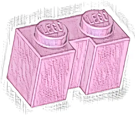 Brick, Modified 1 x 2 with Channel