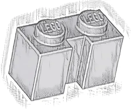 Brick, Modified 1 x 2 with Channel