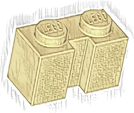 Brick, Modified 1 x 2 with Channel