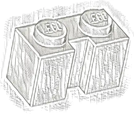 Brick, Modified 1 x 2 with Channel