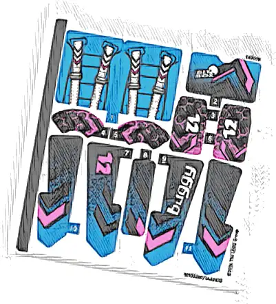 Sticker Sheet for Set 42164 - (10105320/6462833)