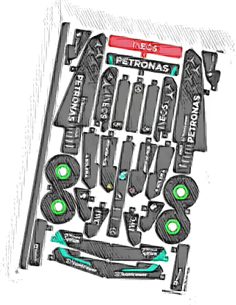 Sticker Sheet for Set 42165 - (10105321/6462834)