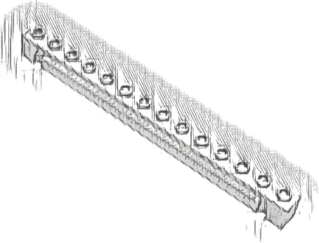 Brick, Modified 1 x 14 with Channel