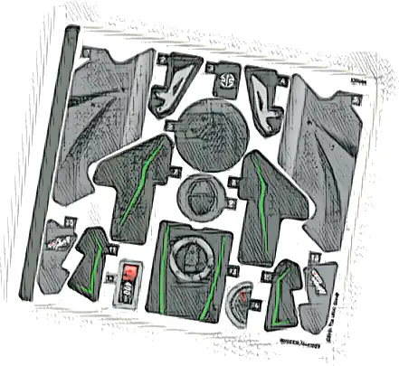 Sticker Sheet for Set 42170 - (10105326/6462839)