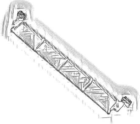 Garage Roller Door Section without Handle