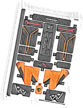 Sticker Sheet for Set 42196 - (10105339/6462852)