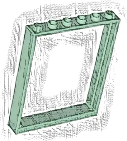 Window 1 x 6 x 6 Flat Front
