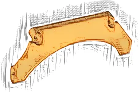 Technic, Panel Car Mudguard Arched 13 x 2 x 5 Straight Top