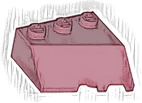 Wedge 3 x 3 Sloped Left