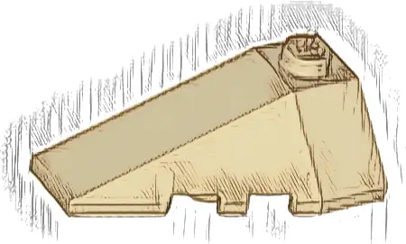 Wedge 4 x 2 Triple Left