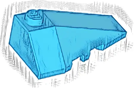 Wedge 4 x 2 Triple Right