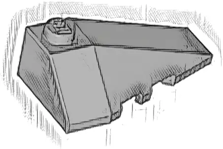 Wedge 4 x 2 Triple Right