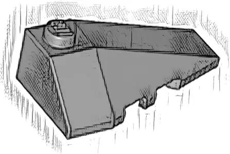 Wedge 4 x 2 Triple Right