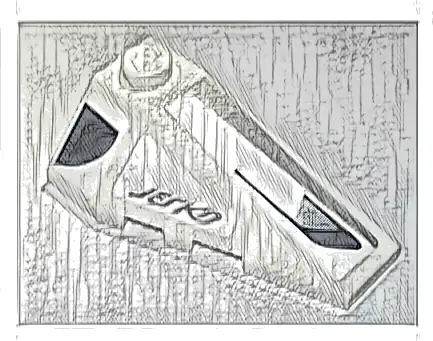 Wedge 4 x 2 Triple Right with Air Vents and 'JESKO' Pattern (Stickers) - Set 76900