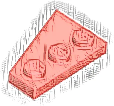 Wedge, Plate 3 x 2 Right